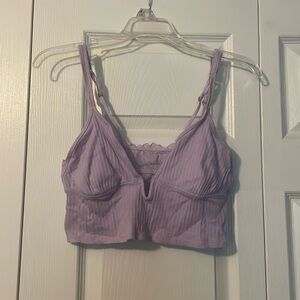 Aerie Lilac Lace Brallette
